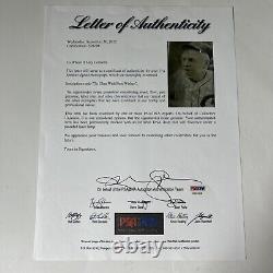 VTG Tris Speaker Autograph Post Card-signed HOF-MLB-Indians-Senators-PSA/DNA COA