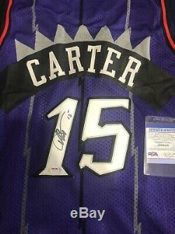 Vince Carter signed autographed Toronto Raptors jersey! PSA/DNA COA