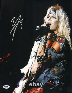 Vince Neil Signed 11x14 Photo PSA/DNA COA Motley Crue Picture Shout at the Devil