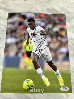 Vinicius Jr Signed 8x10 Photo Psa DNA Coa