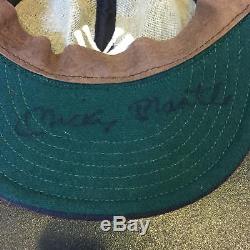 Vintage Mickey Mantle Signed Autographed New York Yankees Hat Cap PSA DNA COA