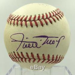 Vintage Willie Mays Signed Autographed Official NL Feeney Baseball PSA DNA COA