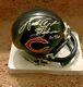 Walter Payton Autographed Chicago Bears Mini Helmet With Inscription Psa/dna Coa