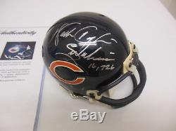 WALTER PAYTON Autograph Signed Chicago Bears Mini Helmet PSA/DNA COA AF03342