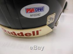 WALTER PAYTON Autograph Signed Chicago Bears Mini Helmet PSA/DNA COA AF03342