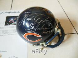 WALTER PAYTON Autographed Signed Chicago Bears Mini Helmet with PSA DNA COA 2