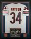 Walter Payton Framed Jersey Signed Psa/dna Coa Autographed Chicago Bears