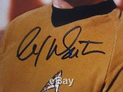 William Shatner Leonard Nimoy Star Trek signed 16x20 Photo PSA/DNA + JSA COA