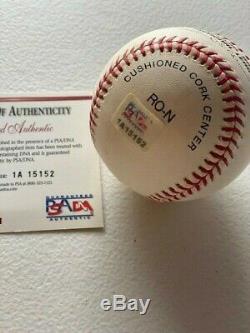 Willie Mays Autographed NL Baseball PSA/DNA COA (1A 15152)