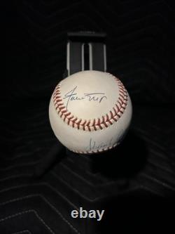 Willie Mays, Hank Aaron, Eddie Murray Signed Baseball PSA DNA COA