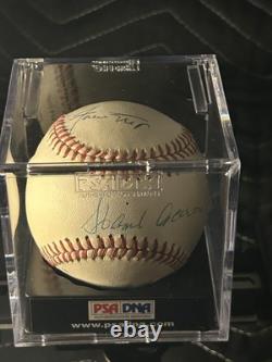 Willie Mays, Hank Aaron, Eddie Murray Signed Baseball PSA DNA COA