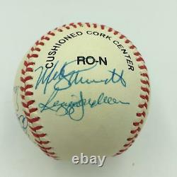 Willie Mays Hank Aaron Ernie Banks 500 Home Run Club Signed Baseball PSA DNA COA
