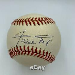 Willie Mays Signed Autographed National League Baseball With PSA DNA COA