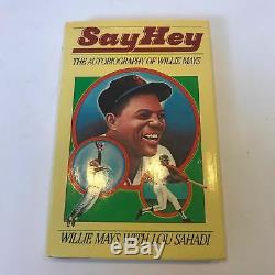 Willie Mays Signed Autographed Sey Hey Autobiography Book With PSA DNA COA