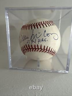 Willie McCovey 521 HRs PSA DNA Coa Autograph National League ONL Signed Baseball