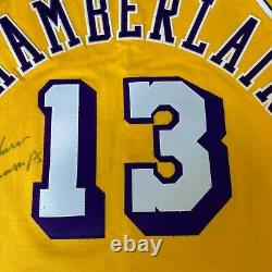 Wilt Chamberlain 1972 Champs Signed Los Angeles Lakers Game Jersey PSA DNA COA