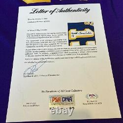 Wilt Chamberlain Signed 1971-72 Los Angeles Lakers Game Model Jersey PSA DNA COA