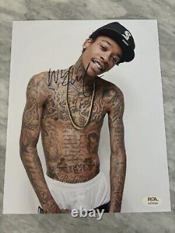 Wiz Khalifa Signed 8x10 Photo Psa DNA Coa