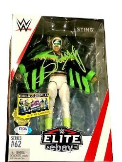 Wwe Sting Hand Signed Autographed Elite 62 Toy Action Figure With Psa Dna Coa