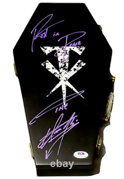 Wwe The Undertaker Hand Signed Inscribed Mini Legacy Title Belt With Psa Dna Coa