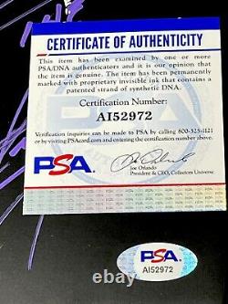 Wwe The Undertaker Hand Signed Inscribed Mini Legacy Title Belt With Psa Dna Coa