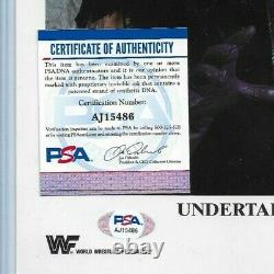 Wwe Undertaker P-250 Hand Signed Autographed 8x10 Promo Photo With Psa Dna Coa