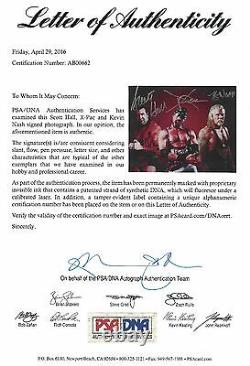 X-Pac Scott Hall Kevin Nash Signed WWE 8x10 Photo PSA/DNA COA NWO Wolfpac Auto'd