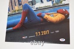 Zendaya Coleman Signed SPIDER-MAN HOMECOMING 12x18 Movie Poster PSA/DNA COA