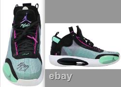 Zion Williamson Signed Air Jordan XXXIV Blue Void Shoe PSA COA PSA/DNA Autograph