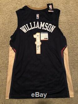 Zion Williamson Signed/Autographed Nba Jersey New Orleans Pelicans Psa/Dna Coa
