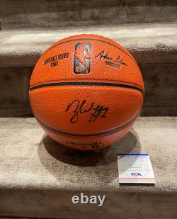 Zion Williamson Signed Basketball Autographed Ball Pelicans PSA/DNA COA